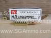 200 Round Case - 6.5 Creedmoor 125 Grain Open Tip Winchester White Box Ammo - USA65CM